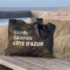 Beach Bag MARE „Capri Kampen Côte D'Azur“ in camouflage