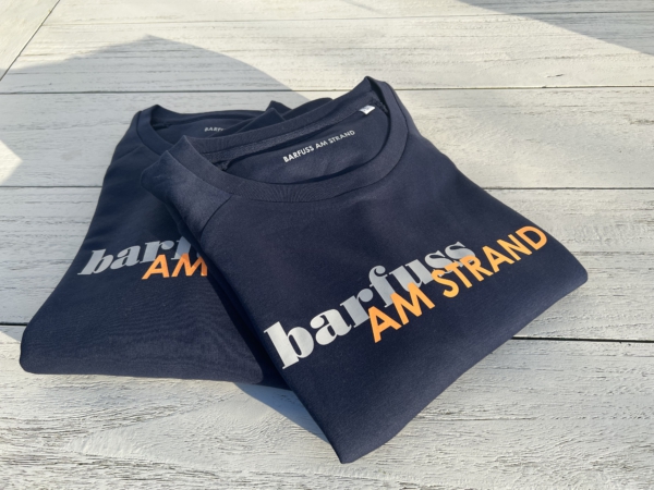 Sweater FRIDA „barfuss am Strand“ in french navy (women) – Bild 4