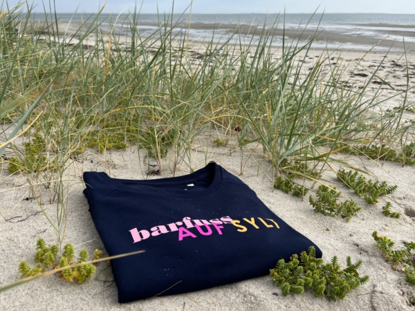 Sweater FRIDA „barfuss auf Sylt“ in french navy – Bild 6