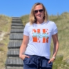 T-Shirt ALVA „bitte ein bisschen Meer“ in weiss
