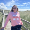 Sweater FRIDA „bitte ein bisschen Meer“ in canyon pink (women) – Bild 3