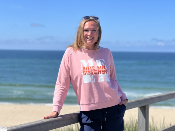 Sweater FRIDA „bitte ein bisschen Meer“ in canyon pink (women)