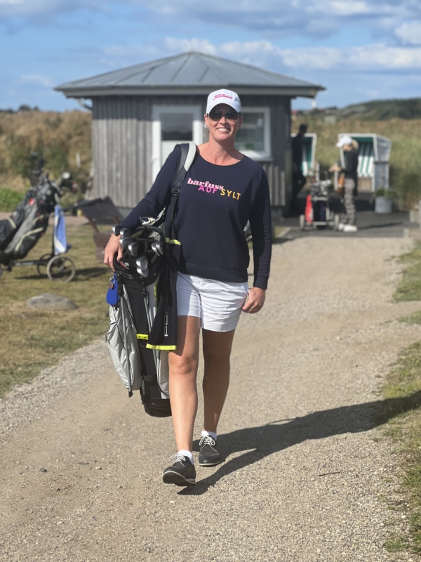 Sweater FRIDA „barfuss auf Sylt“ in french navy – Bild 2