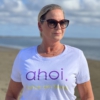 T-Shirt ALVA „ahoi.“ in weiss (women)