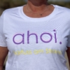 T-Shirt ALVA „ahoi.“ in weiss (women) – Bild 3