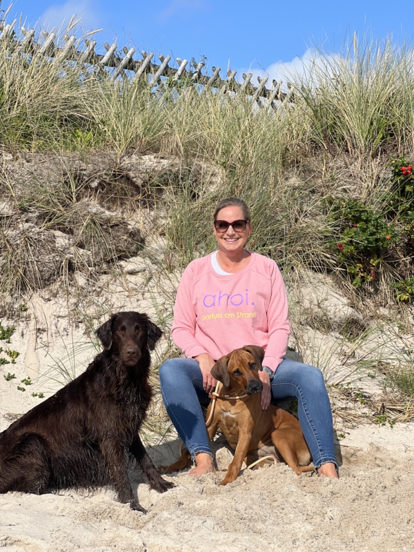 Sweater FRIDA „ahoi.“ in canyon pink (women) – Bild 2