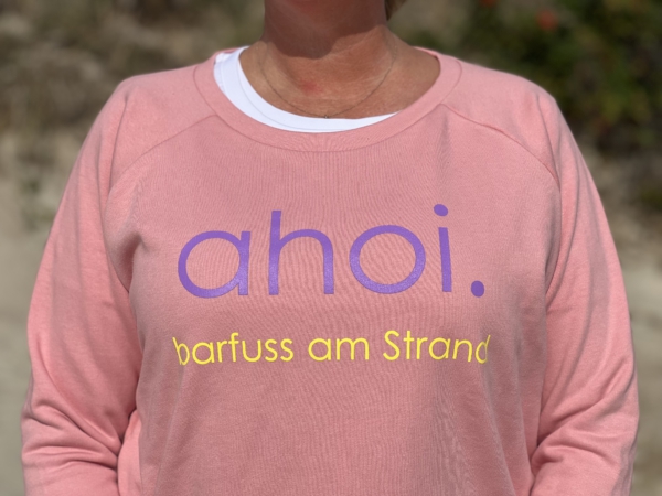 Sweater FRIDA „ahoi.“ in canyon pink (women) – Bild 3