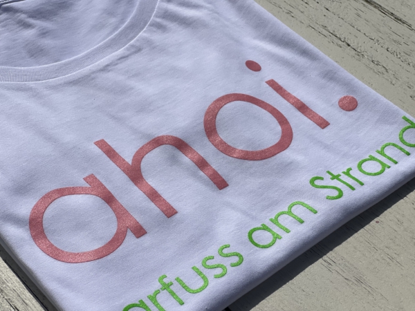 T-Shirt ALVA „ahoi.“ in weiss (women) – Bild 4