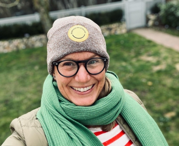 Beanie NOA "barfuss am Strand" Patch gelb – Bild 5
