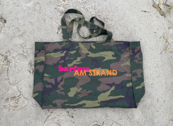 Beach Bag MARE „barfuss am Strand“ in camouflage – Bild 4