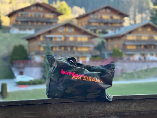 Beach Bag MARE „barfuss am Strand“ in camouflage – Bild 3