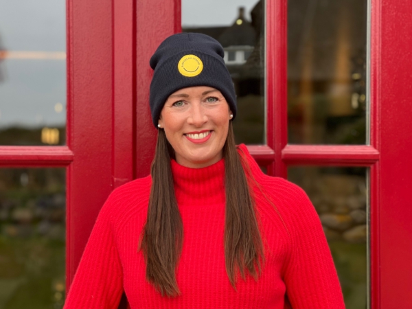 Beanie NOA "barfuss am Strand" Patch gelb – Bild 8
