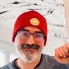 Beanie NOA "barfuss am Strand" Patch gelb – Bild 6