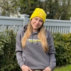 Hoodie LUCA „barfuss am Strand“ in anthracite (unisex) – Bild 2